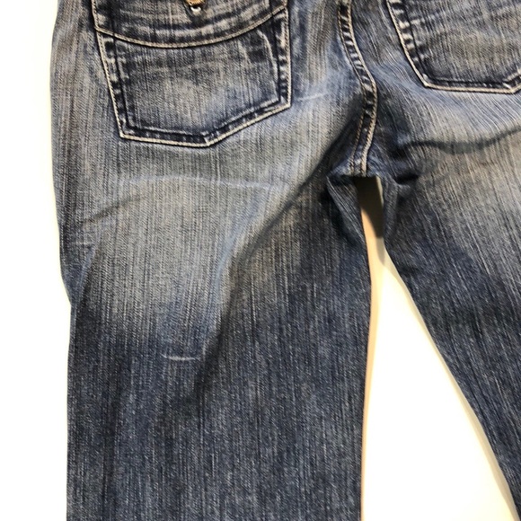 WHBM Blanc Low Rise Stretch Boot Cut Jeans - Picture 8 of 8